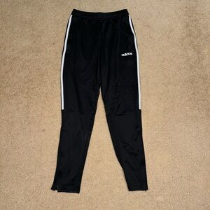 Black and White Adidas Sweatpants
